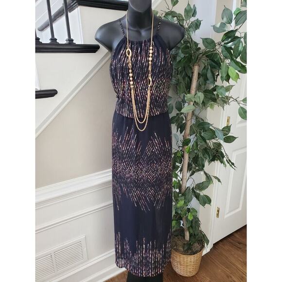 Forever 21 Women's Black 100% Polyester Round Neck Sleeveless Long Maxi Dress 2X - Picture 1 of 14